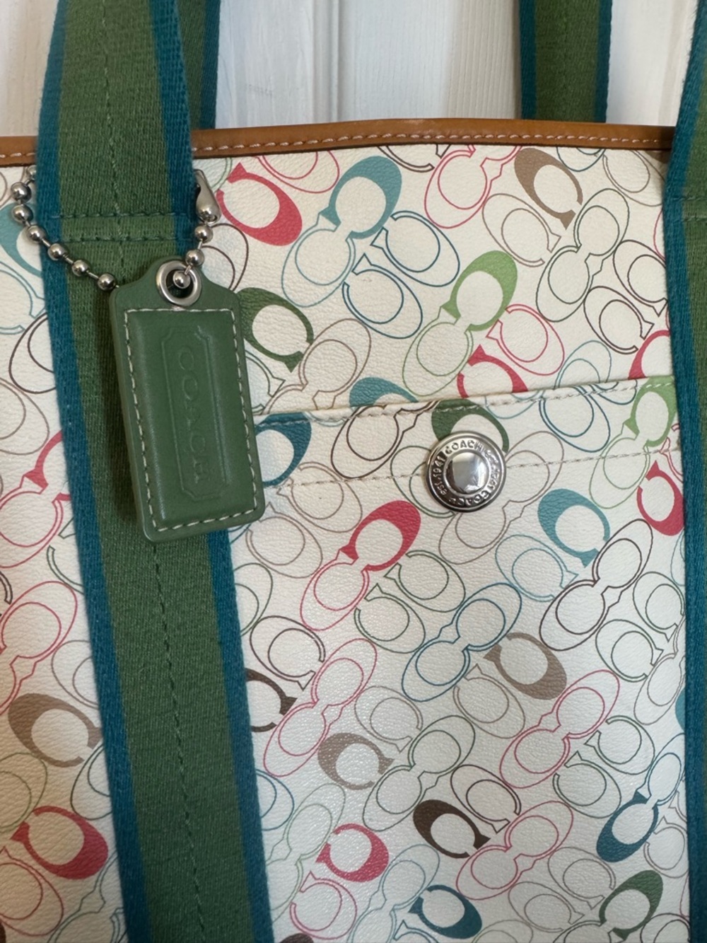 Coach Multicolor Tote - Picture 4 of 12